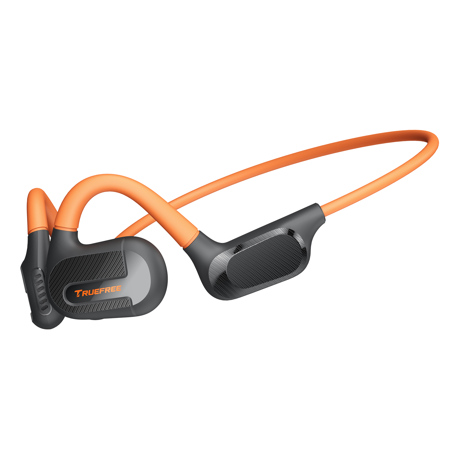 Truefree F2 Auriculares Abiertos, Auriculares Inalámbricos Bluetooth 5.3 de Conducción de Aire para Deportes, Tiempo de Reproducción de 15H, Graves Mejorados de 16,2 mm, Micrófono Dual, Conexión Multipunto, Control de Aplicaciones, Correr, Ciclismo