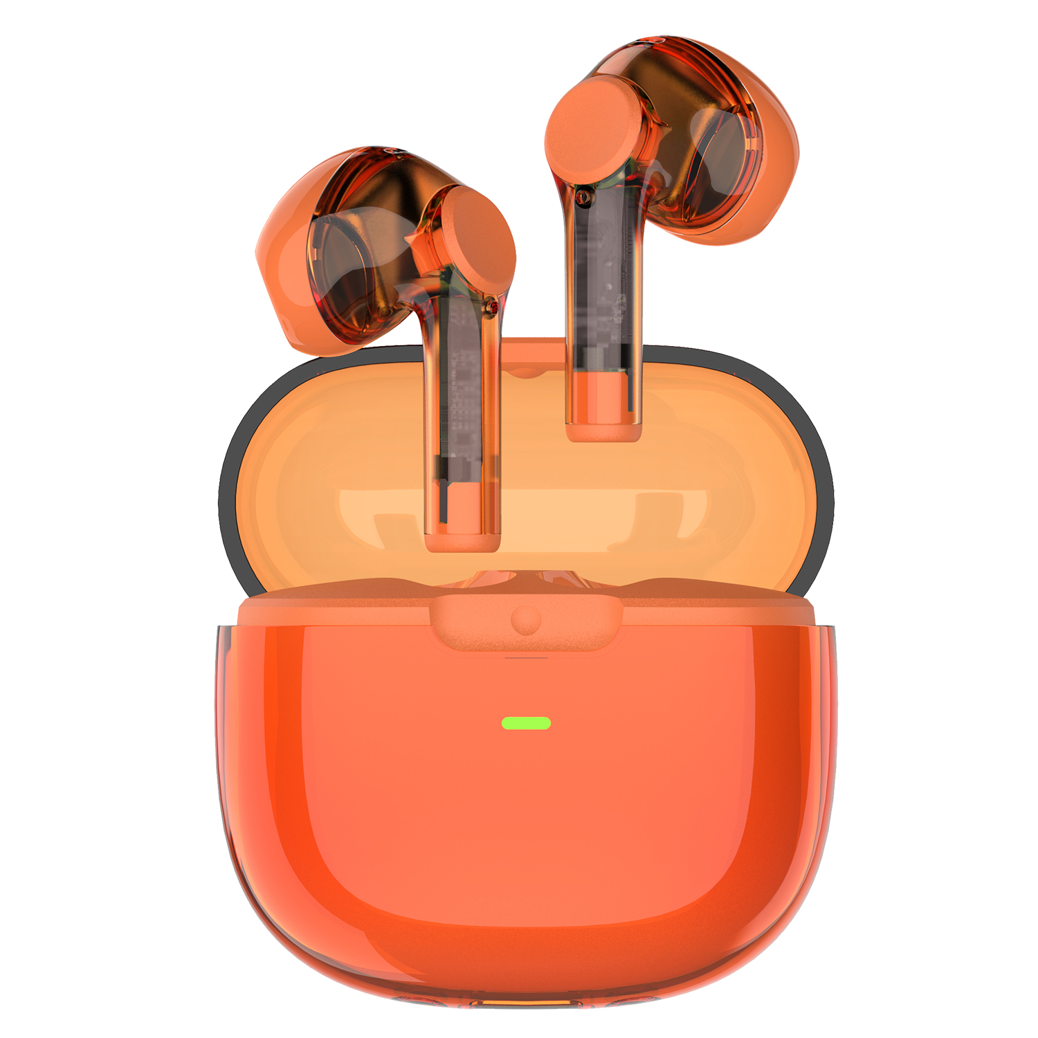 Auriculares inalámbricos Truefree T3, auriculares Bluetooth 5.3 semiabiertos con cancelación de ruido AI para llamadas, tiempo de reproducción de 28 horas, controladores de 13 mm, modo de juego de 40 ms, diseño transparente