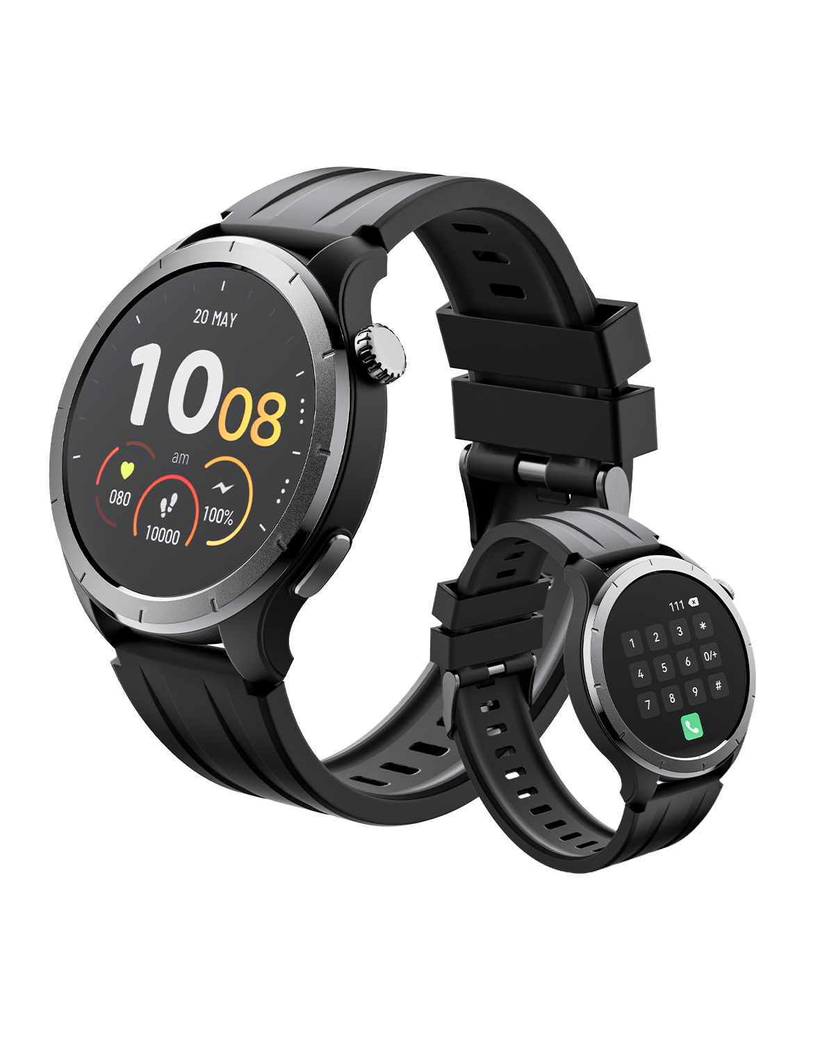Reloj inteligente TRUEFREE Watch1 para hombres y mujeres, monitor de actividad física de 1,53", frecuencia cardíaca, SpO2, sueño y estrés, 127 modos deportivos, resistente al agua IP68, compatible con llamadas y mensajes para iPhone y Android