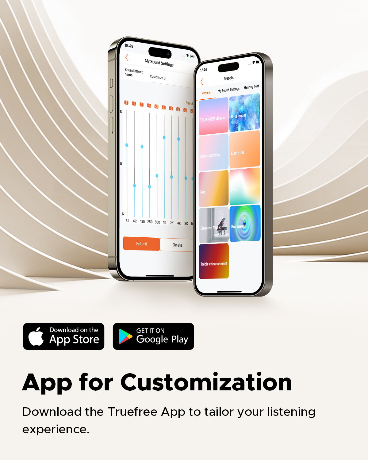 Truefree C10 Auriculares Inalámbricos con Clip, Bluetooth 5.4, Driver de 12mm, Sonido Espacial, 28H de Reproducción, IPX5, Llamadas con AI-ENC, Conexión Dual, Personalización en la App